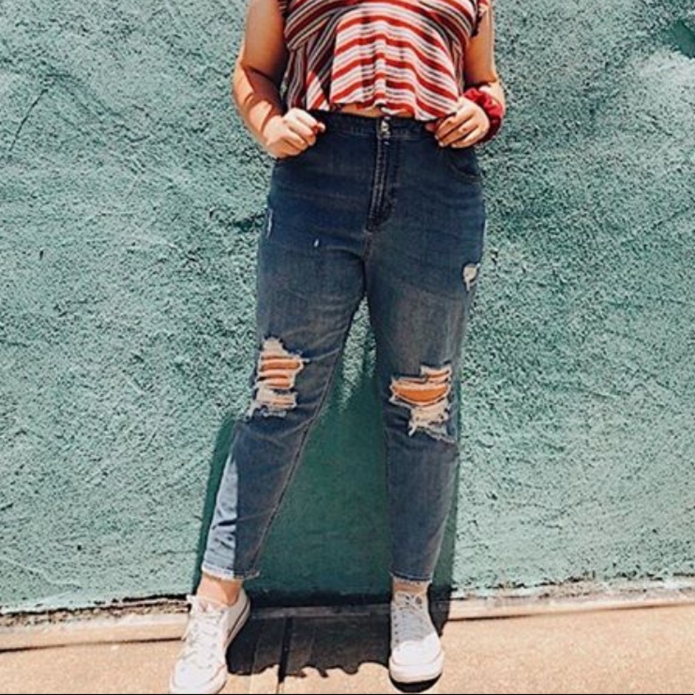 Cute cut mom jeans